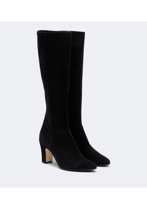 Manolo Blahnik Pitana suede knee-high boots