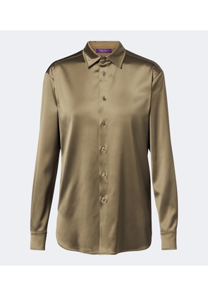 Ralph Lauren Collection Adrien satin shirt