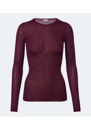 Jil Sander Ribbed-knit wool sweater