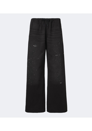 Acne Studios Cotton twill wide-leg pants
