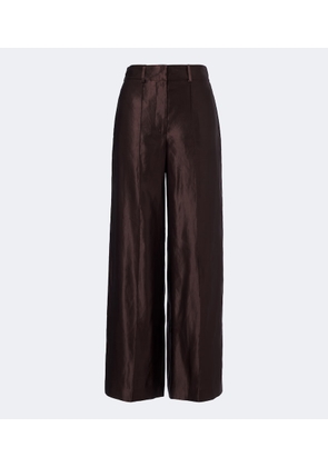 Joseph Jnane linen and silk wide-leg pants