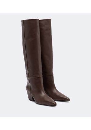 Paris Texas Jane leather knee-high boots