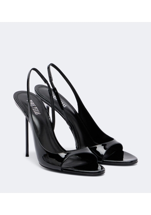 Paris Texas Lidia patent leather slingback sandals