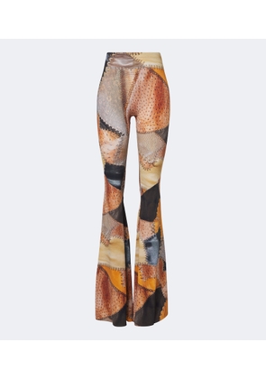 Roberto Cavalli Trompe lâoil flared pants
