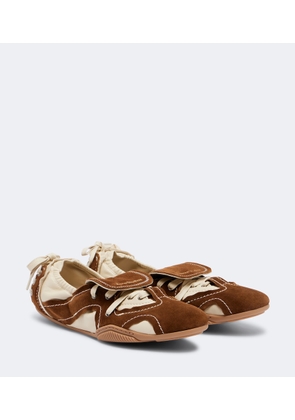 Acne Studios Leather and suede sneakers
