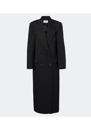 Rohe Double-breasted virgin wool coat