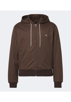 Wales Bonner Hooded jacquard track jacket