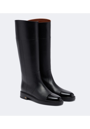 Valentino Garavani New Boot leather knee-high boots