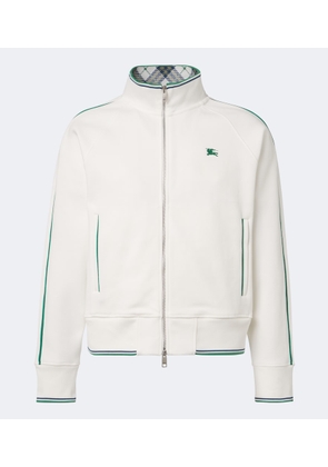Burberry EKD jersey zip-up sweatshirt