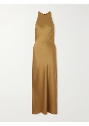 BLAZÉ Milano - Novalis Crepe Midi Dress - Gold - 00,0,1,2,3,4