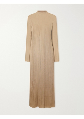 Gabriela Hearst - Atira Silk-knitted Maxi Dress - Brown - x small,small,medium,large,x large