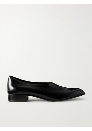 KHAITE - Colt Leather Slip-on Loafers - Black - IT36,IT37,IT38,IT39,IT40,IT41,IT42