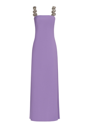 Taller Marmo Consuelo Strap Embellished Satin Maxi Dress - Moda Operandi