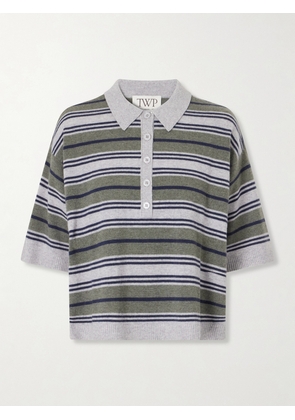 TWP - Striped Cashmere Polo Sweater - Multi - x small,small,medium,large,x large