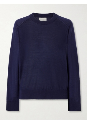 Loulou de Saison - Ditto Ribbed Cashmere Sweater - Blue - x small,small,medium,large,x large