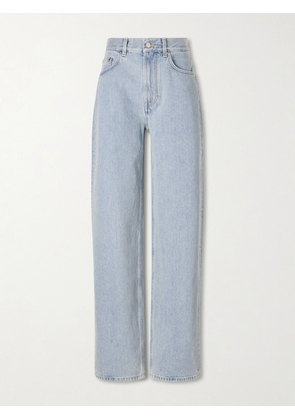 Loulou de Saison - Samur Organic High-rise Straight-leg Jeans - Blue - 24,25,26,27,28,29,30