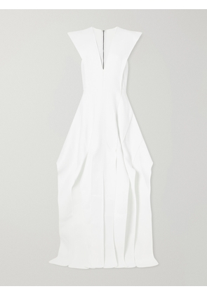 Maticevski - Acumen Paneled Crepe Gown - White - UK 6,UK 8,UK 10,UK 12,UK 14