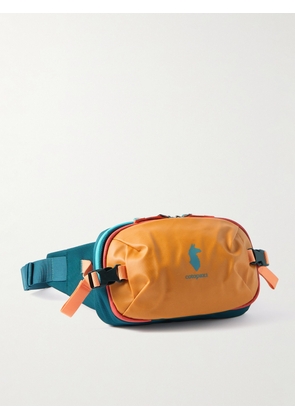 COTOPAXI - Allpa X 3L Logo-Print Coated Recycled-Nylon Belt Bag - Men - Orange