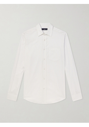 Dunhill - Striped Cotton Shirt - Men - White - S