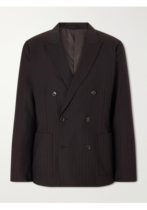 NN07 - Jordin 10037 Double-Breasted Recycled Blazer - Men - Brown - S
