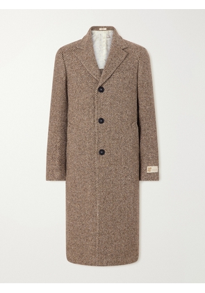 Massimo Alba - Mercury Herringbone Virgin Wool Coat - Men - Neutrals - IT 46
