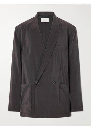 LEMAIRE - Silk-Blend Suit Jacket - Men - Brown - IT 46
