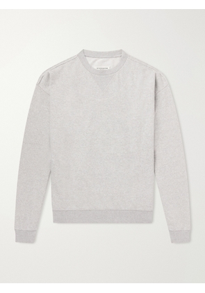 Maison Margiela - Double Layered Cotton-Fleece Sweatshirt - Men - Gray - S