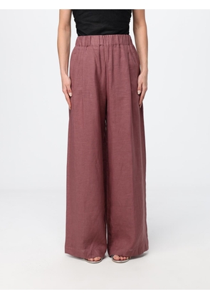 SEMICOUTURE Pants Woman color Burgundy