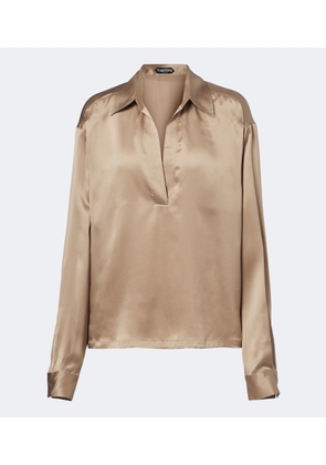 Tom Ford Silk satin blouse