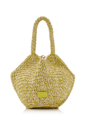 Khaite Lotus Mini Raffia Tote - Moda Operandi