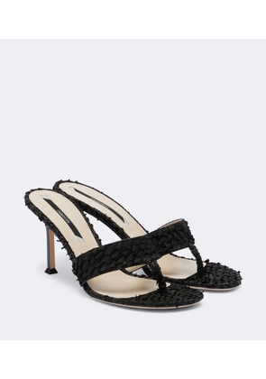 Christen Helix leather thong sandals