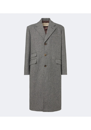 Valentino Herringbone virgin wool coat