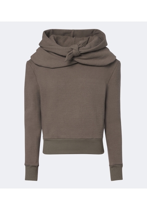 Magda Butrym Cotton-blend jersey hoodie