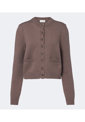 Magda Butrym Ribbed-knit cotton cardigan