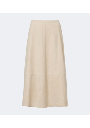 Vince Suede midi skirt