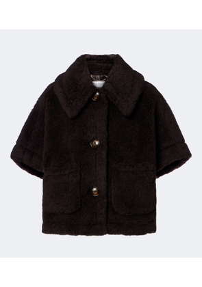 Max Mara Wool and silk teddy jacket