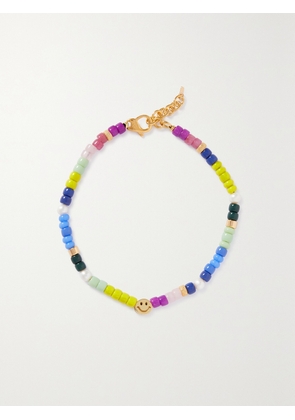 Martha Calvo - Happy Hour Gold-plated And Bead Necklace - One size