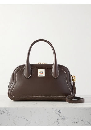 BALLY - Unda Appliquéd Leather Tote - Brown - One size