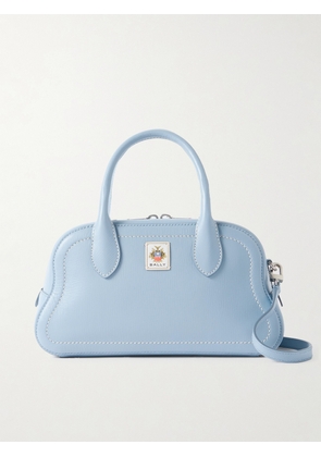 BALLY - Unda Appliquéd Leather Tote - Blue - One size