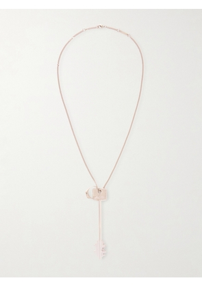 RABANNE - Silver-tone Crystal Necklace - One size