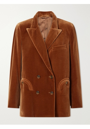 BLAZÉ Milano - Everynight Cotton-velvet Blazer - Brown - 00,0,1,2,3,4