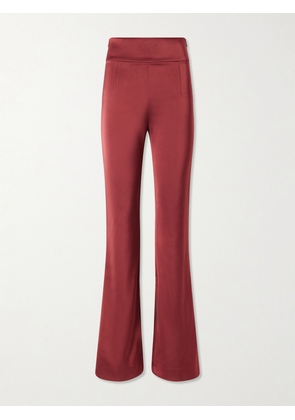 Galvan - Satin Flared Pants - FR 34,FR 36,FR 38,FR 40,FR 42