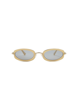 Le Specs Mecharo Sunglasses in Ivory.