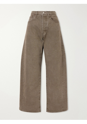 ssstein - Deformation High-rise Wide-leg Jeans - Green - x small,small,medium
