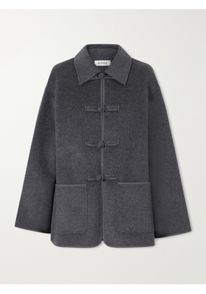RÓHE - Brushed Wool And Cashmere-blend Jacket - Gray - DK30,DK32,DK34,DK36,DK38,DK40,DK42,DK44