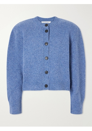 RÓHE - Mélange Wool-blend Cardigan - Blue - DK32,DK34,DK36,DK38,DK40,DK42