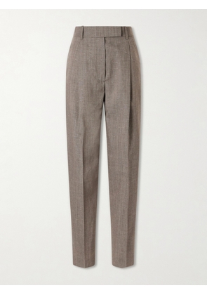 RÓHE - Daria Wool-blend Tapered Pants - Brown - DK32,DK34,DK36,DK38,DK40,DK42,DK44