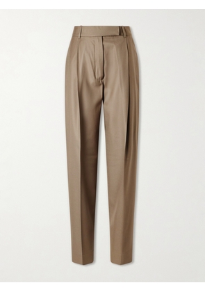 RÓHE - Daria Virgin Wool Tapered Pants - Brown - DK32,DK34,DK36,DK38,DK40,DK42
