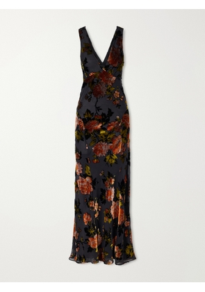 Anna Sui - Velvet Devoré Maxi Dress - Multi - US0,US2,US4,US6,US8,US10,US12