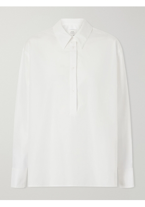 Loulou de Saison - Colin Cotton-poplin Shirt - White - FR 34,FR 36,FR 38,FR 40,FR 42